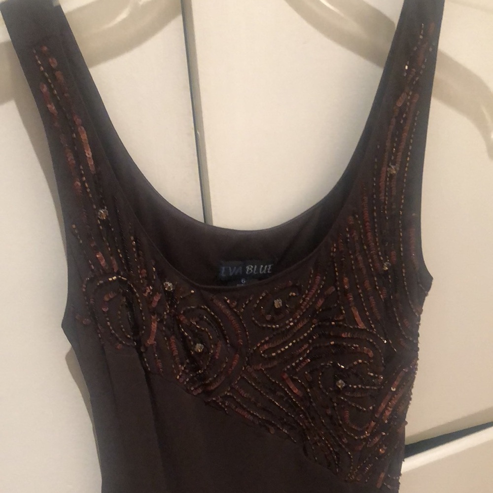 Brown Sequined Dress - Picture 4 of 8